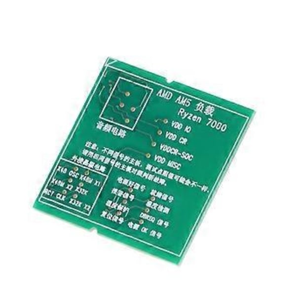 Stationär AMD AM5 CPU Sockel Testare Diagnostisk Analysator Dummy Load Fake Load med LED-indikator