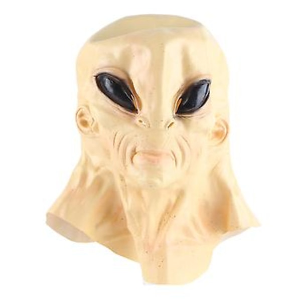 Halloween Alien Hode Ansiktsmaske for Voksne og Barn Realistisk Alien Ansiktsmaske Latex Full Hode Ansiktsmasker