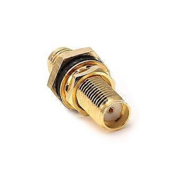 SMA Naaras Jack RF-liitin Suora Koaksiaalimuunnin Adapteri Paneeliasennus O-Ri