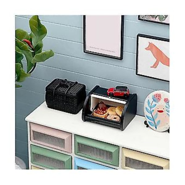 1/6 Möbeltillbehör Bjdob11 Mini Säng Bambukorgar/picknickkorgar, 4