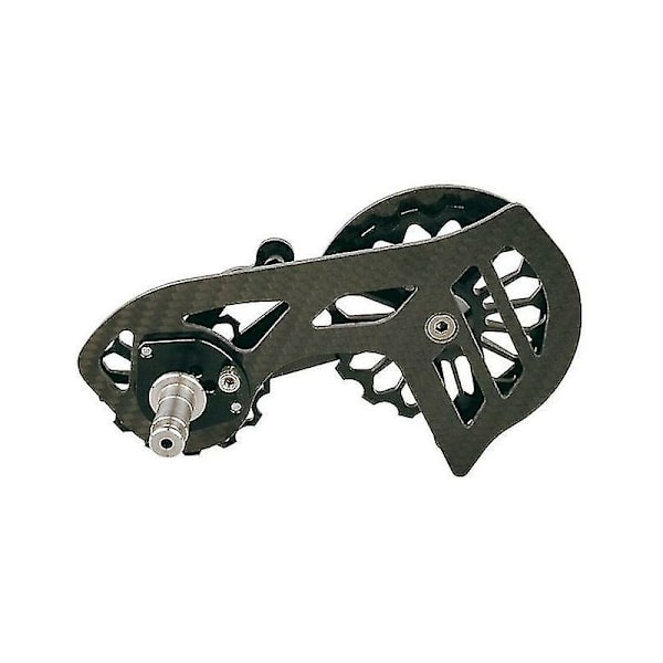 Växelförare bak för racercykel, kompatibel med Shimano 8000 8050 8070 9170 9150 9100, kolfiber, 17t remskiva, svart