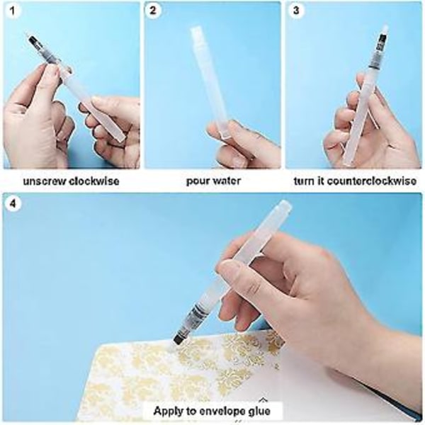 10 Stycken Pennfuktare Stämpel Kuvertfuktare Post Brev Er Kuvertlickare För