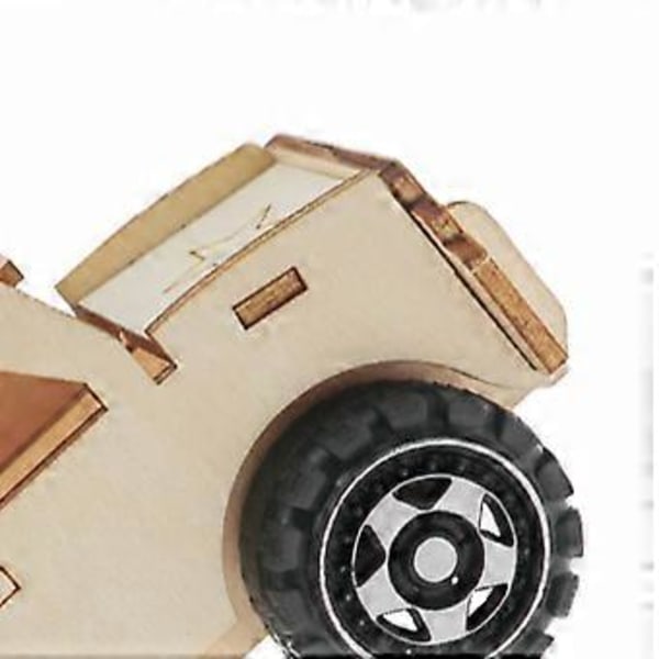 3D Puinen Palapeli Automalli Rakennussarja Lapsille DIY Koulutus Tiede Rakentaminen STEM Projektit Pienille Pojille Lelut