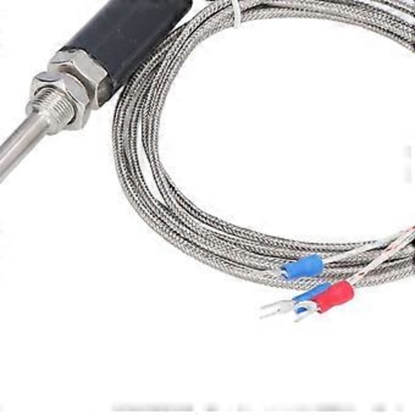 PT100 Termoelement Probe Temperatur Sensor Skærmet Ledningstransducer 200450 WZPT10