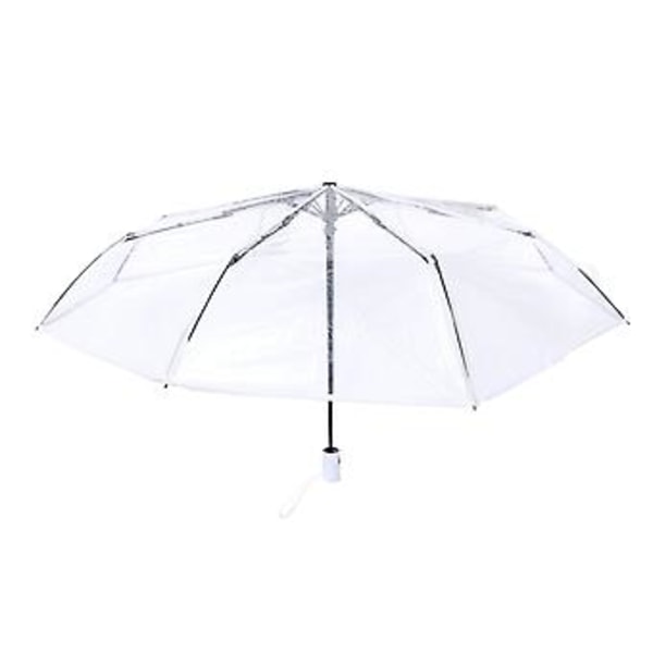 Transparent Automatisk Paraply Regn Kvinder Mænd Regn Auto Paraply Foldbar