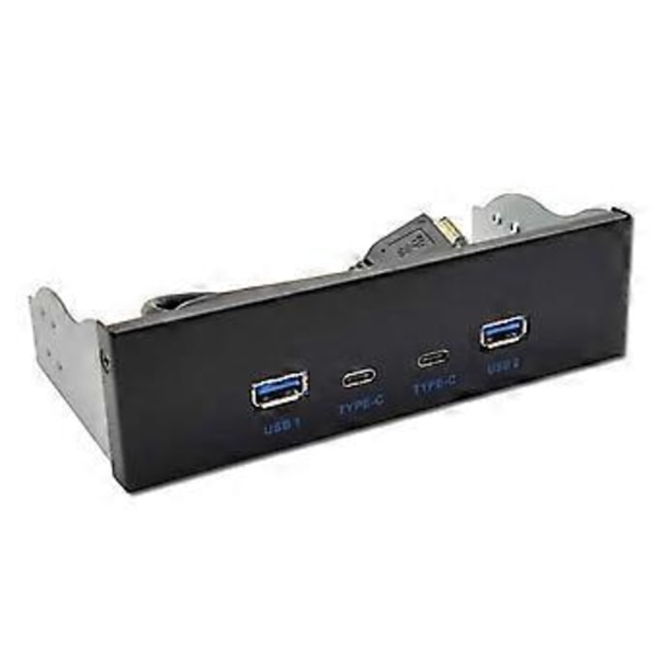USB 3.2 Frontpanel Hub Multi-USB-port USB3.2 Gen2 Type-C Supersnabb Port