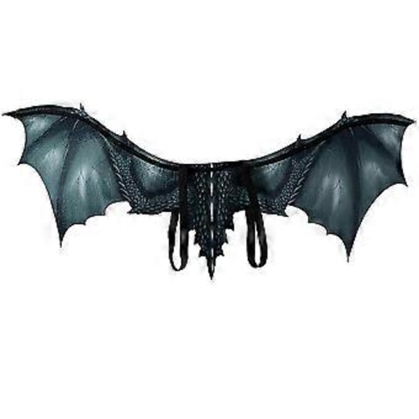 Svarta Halloween Drakvingar Cosplay Performance Rekvisita Dekoration Scen Icke-vävda Vingar Rekvisita För Vuxna