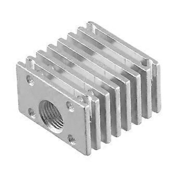Til V6 Enkelt Hot End Radiator DIY Køleplade Helt Metal Køleplade 3D Printer Tilbehør 30x30mm