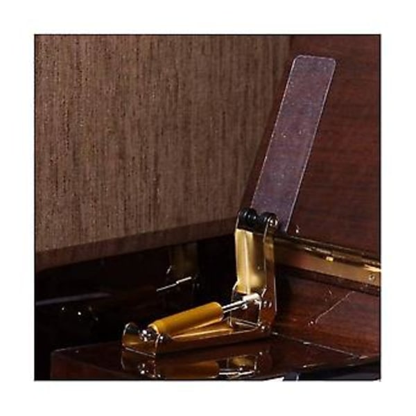 Legerings Piano Lock Långsam Stängning Sänkning Ce Hydrauliskt Lock R Piano Tillbehör, silver