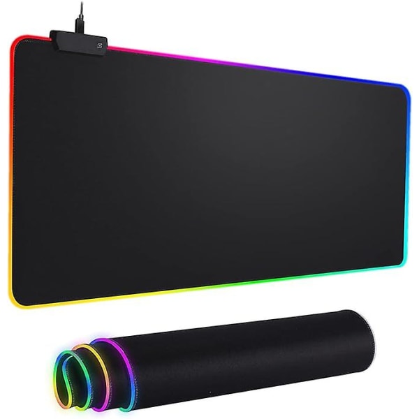 Rgb musmatta led musmatta, 800*300 mm stor musmatta, led och stor musmatta