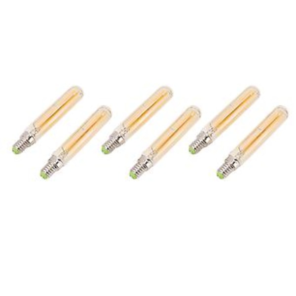 2 st LED-rörlampa 4W E14 2300K Rörformad Lampa Glödlampor T20x120 220‑240V för Belysning