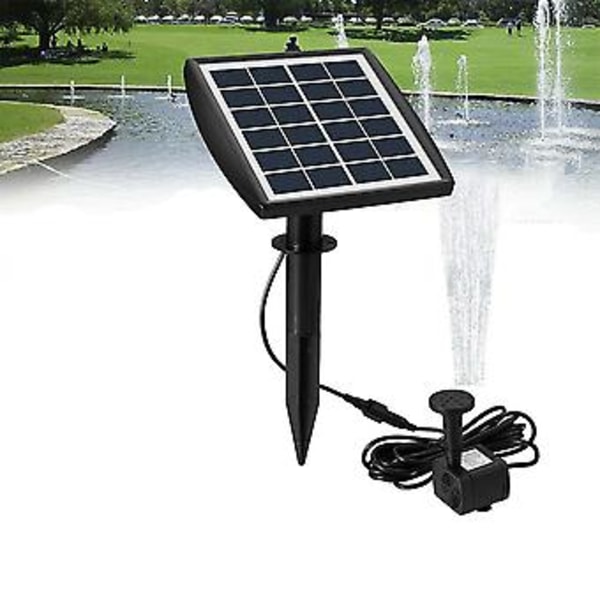 Solar Fontæne Pumpe Til Baghave Pool Fuglebad Solar Ed Fontæne