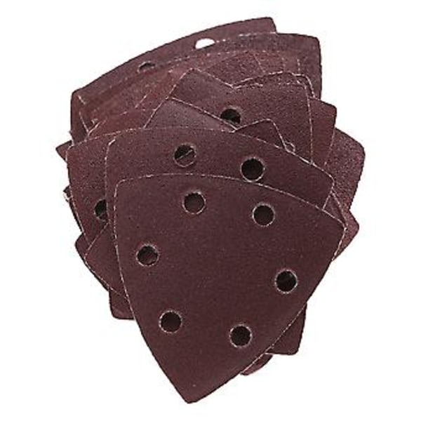 50 st Triangulärt Slippapper Set, Korn Sanderslipning & Poleringspapper Pads, Hållbara Mångsidiga Slipverktyg för Trä, Metall & Färg