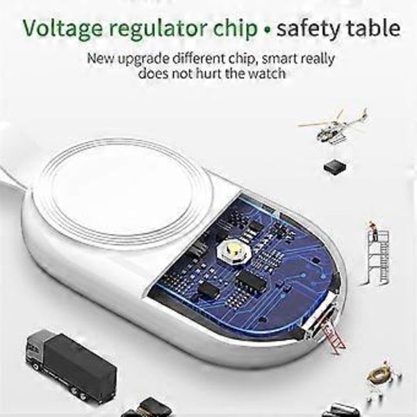 Ur Oplader Magnetisk Trådløs Oplader Type C til Ultra 8 7 6 5 SE 4 3 2 Hurtig Opladnings Dock Station