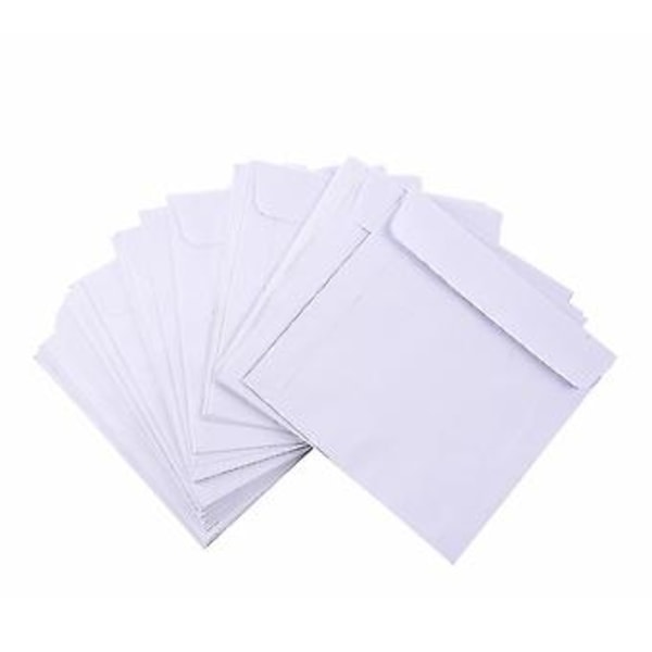 50 st 5 tums CD DVD-fickor med flikförslutning