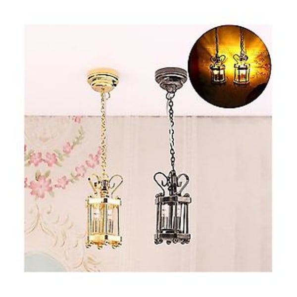 1: 12 Lamp Glas Taklampa Chaner Led Lampa Ing A
