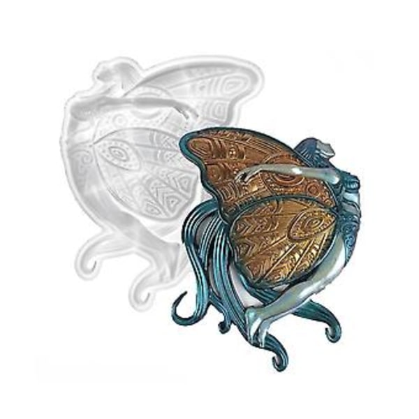 Pige Ornament Silikoneform Resin Epoxy Håndværksform Hjem Rotte
