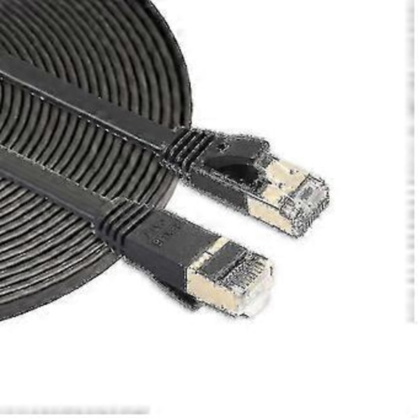 5m Cat7 10 Gigabit Ethernet Ultra Flat Patch -kaapeli modeemireitittimen LAN-verkkoon - Rakennettu 14920-cy-3338:lla