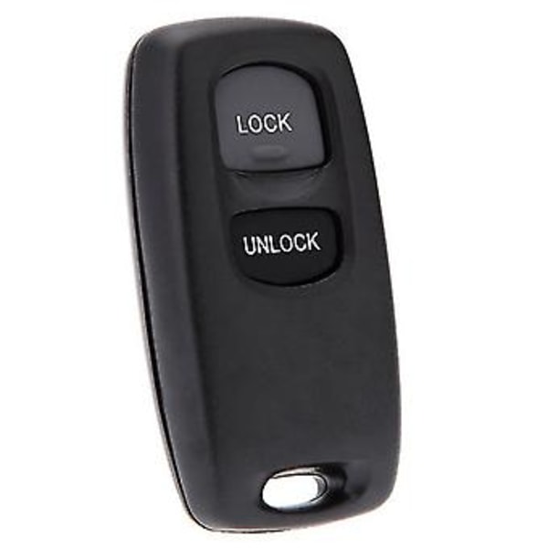Uskåret nøgleerstatning 2 knappers nøglefri adgang fjernbetjening nøgle fob S etui og knap pad kompatibel Wi