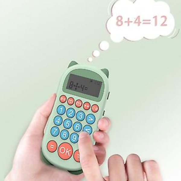 1 Sæt Lommeregner Genopladelig Slagfast Inspirerende Genanvendelig Børn Matematik Lommeregner Træningsmaskine Til Studerende Kaesi