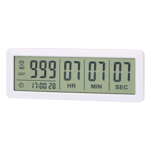 Big Digital Countdown Days Timer Clock - 999 Days Countdown ur Timer For Graduation Lab Kitchen