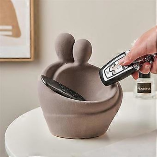 Kramande Par Konst Dekorativ Skulptur Nordisk Boho Abstrakt Par Staty Elegant Minimalistisk Sovrumsinredning Estetisk B