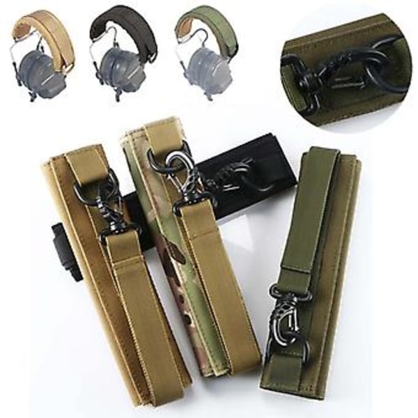 Ørevarmer Mikrofon Jagt Skydning Hovedtelefon Cover Modulært Headset Cover