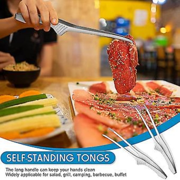 And Bbq Tänger -ding Grilltänger Halkfria Ing Redskap Mindre Stål T