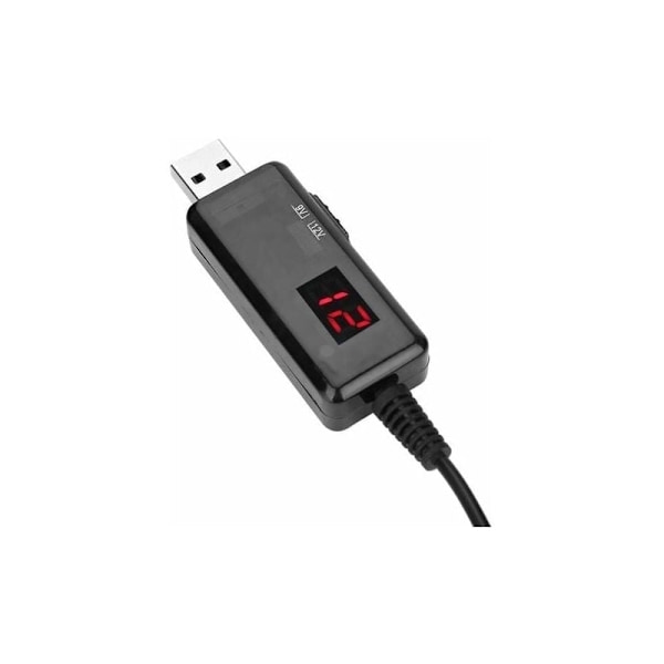 USB Boost Converter-kabel DC 5V til 9V 12V USB til DC USB Step-up-kabel USB strømforsyning adapter UBS strømspenningsforsterker