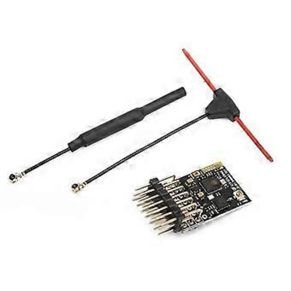 ELRS 2.4G 7CH PWM Modtager ExpressLRS RX 2400RX PWM/CRSF Protokol til RC FPV Drone Fastvinget Quadcopter, Buet