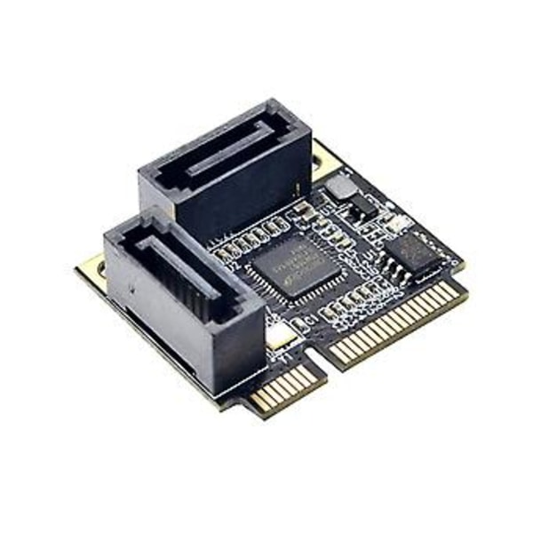 PCI-e PCI til 2 porte SATA 3.0 konverter SSD HDD SATA3 controller udvidelseskort SATA multiplikator kort