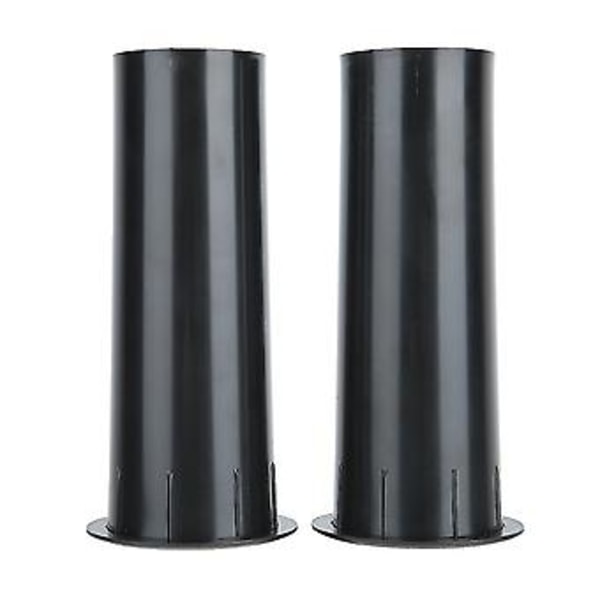 2 stk. Åbent Hul 50mm Rør Glat Indvendig Væg Højttaler ABS Plast Inverteret Rør til 4-6 tommer Højttalere (Åbent Hul 50mm Rør)