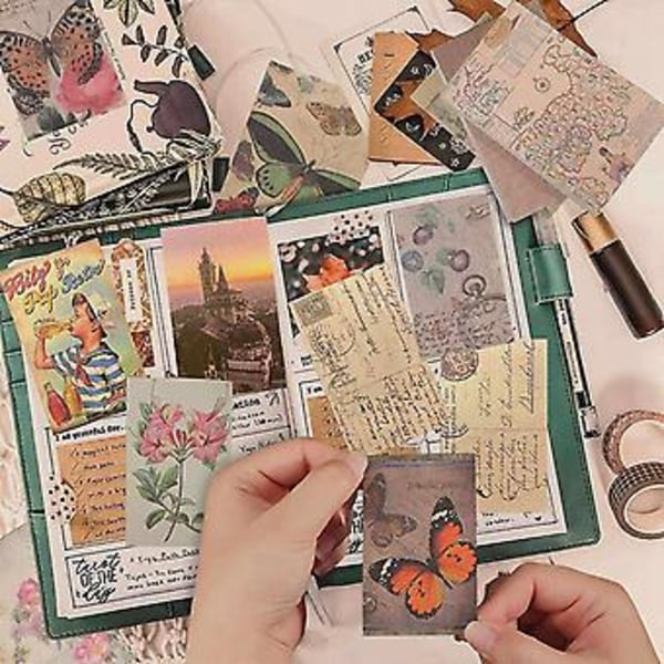 480 st Vinta Scra, Scrap För Junk Journal Estetisk Vinta, Scra