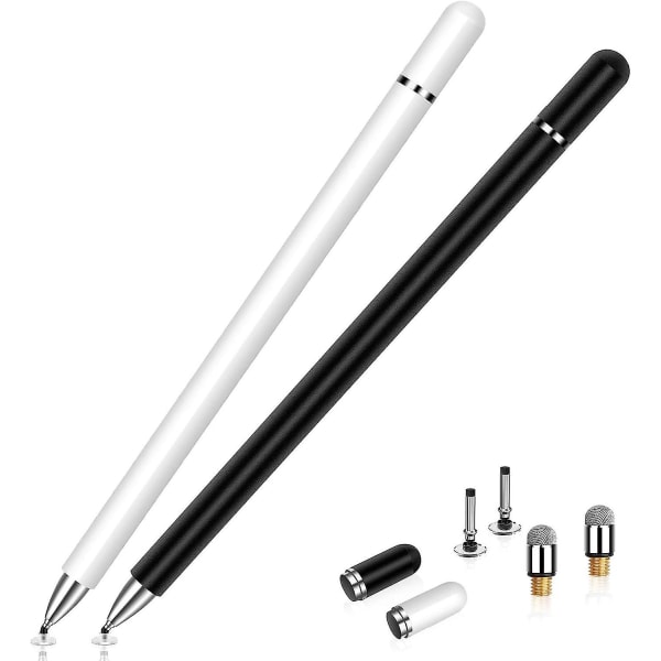 Förbättra din pekskärmsupplevelse med Stylushome Magnetic Disc Stylus Pennor för Ipad, Iphone och Android-enheter, universal kompatibilitet