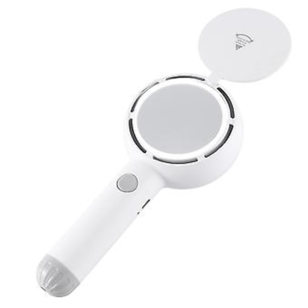 Håndholdt Ventilator Genopladelig Med LED Bladløs Ventilator 3 Hastigheder F
