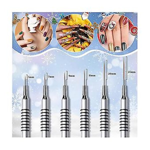 Art Bru Set, 6 kpl Art Brush Stri Thin Nes Dotting Ing Pen
