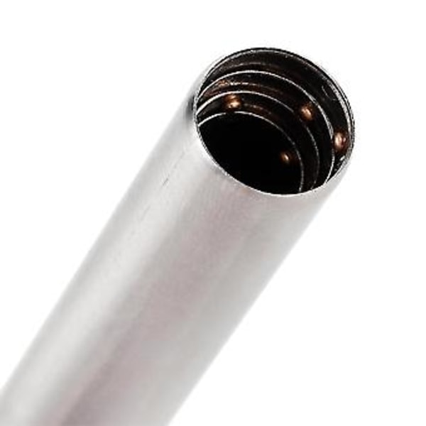 Uttrekkbart blåserør, 14 mm bærbart blåserør i rustfritt stål for camping, miljøvennlige materialer