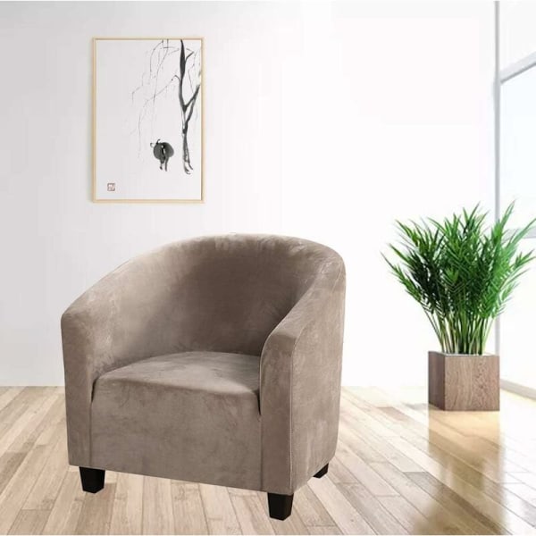 Soffaöverdrag Soffa Överdrag Stretch Tvättbart Badkar Stol Överdrag Fåtölj Överdrag Klubbstolsskydd Möbelskydd med Elastisk Stretch Sammet