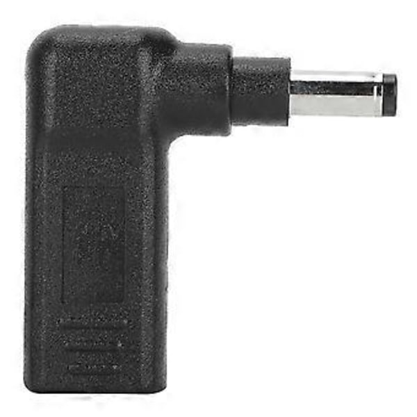 4.8x1.7mm Typ‑C Hona till DC Hane Adapter Portabel Förlängning Vinkel Typ‑C till DC Adapter för Typ-C Datakabel