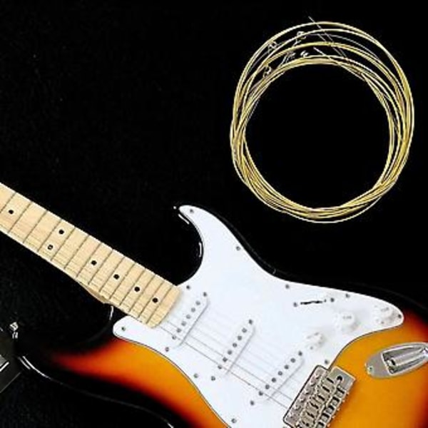 Ersättningsset med 6 st A406 stålsträngar för akustisk gitarr