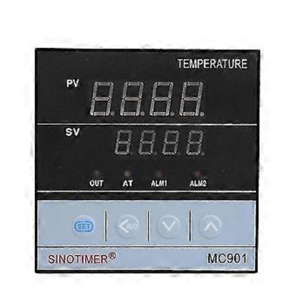 Sinotimer Mc901 Digitaalinen Vedenkestävä Pid Lämpötilansäädin K-tyypin Pt100 Anturi Tulo Rele Ssr O