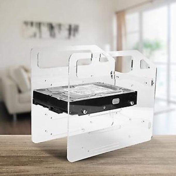 HDD Kabinet, Firelags Transparent Desktop HDD Beslag HDD Kabinet Høj Kapacitet