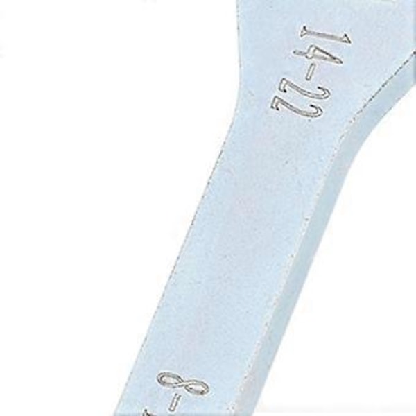5 st Dubbeländad Nyckel 8mm Till 22mm 160mm Längd Legerat Stål Universal Självdragande Nyckelverktyg C Silver Zinkplätering