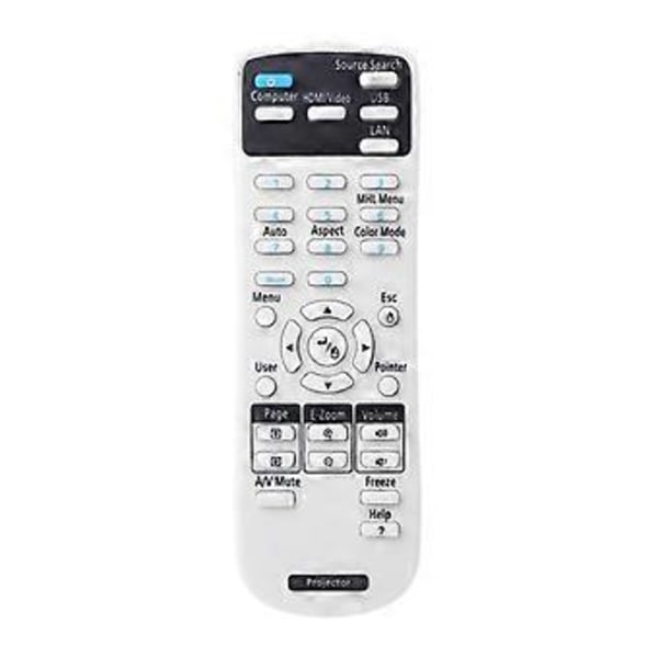 1599176 Erstatningsfjernkontroll for Projektor for Epson EX3220 EX5220 EX5230 EX6220 EX7220 725HD 730HD Kontroller
