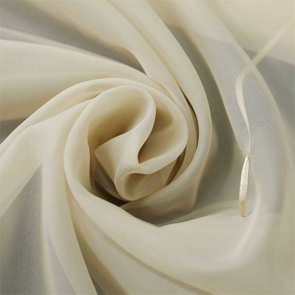 Romersk rullegardin Loop Gardiner Kjøkken Romerske Nyanser Sheer Blind Loop Gardiner Moderne Voile Sand LxH 140x155cm 1 stk