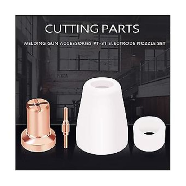 65 stk. Plasma Tip Elektrode Dyser Kit Forbrugsmateriale Tilbehør Til Pt31 30 40 50 Pl