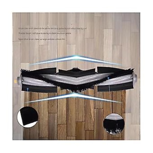 6 stk. Tilbehørssett for Deebot T20/t20max/t20pro/x1 Omni/t10 Omni/turbo Støvsuger
