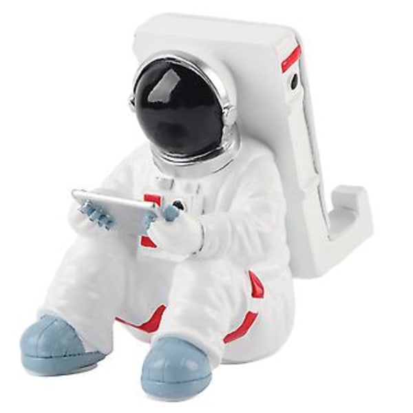 Telefonhållare i Resin Astronaut: Multifunktionell Mobilhållare för Skrivbordsvisning