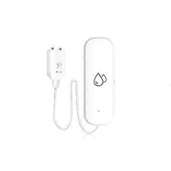 Tuya WIFI Vand Sensor Alarm Vandlækage Detektor Oversvømmelsesalarm Overløbssikkerhed Alarmsystem Virker