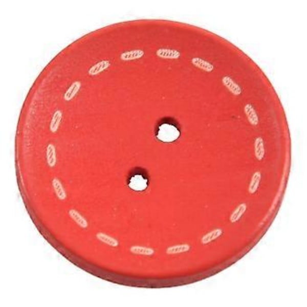 50 kpl Sekalaisia Reikiä Puuompelunapit Scrapbooking 25mm (1\") Halkaisija